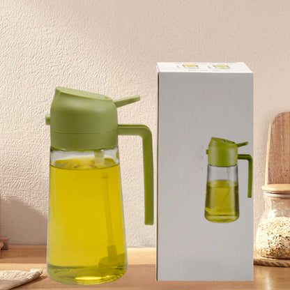 Flip & Mist 2 in 1 Glass Oil Dispenser - Spray and Drizzle