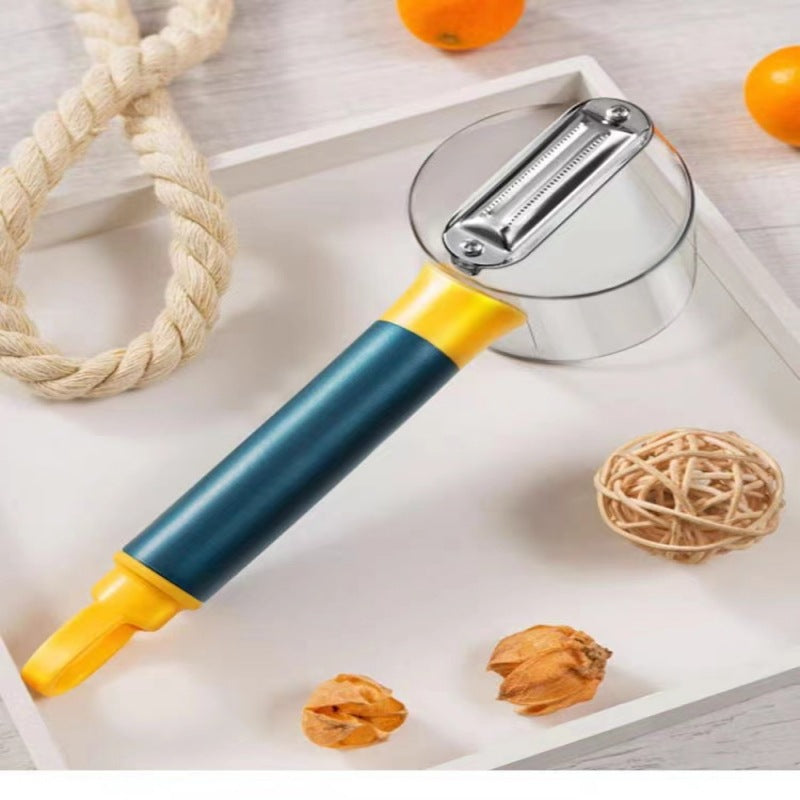 PeelMate™ – All-in-One Peeler with Built-In Peel Collection