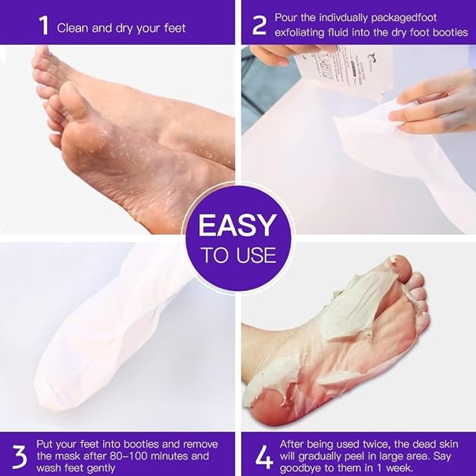 SilkySoles™ Exfoliating Foot Peel Mask