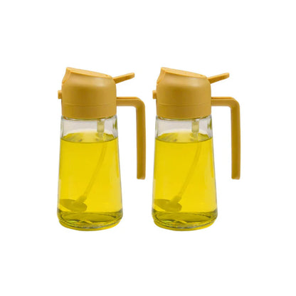 Flip & Mist 2 in 1 Glass Oil Dispenser - Spray and Drizzle